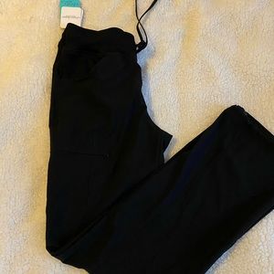 Black Cherokee Infinity Drawstring Scrub Pants